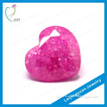 New style charming dark pink heart shape jewelry beads